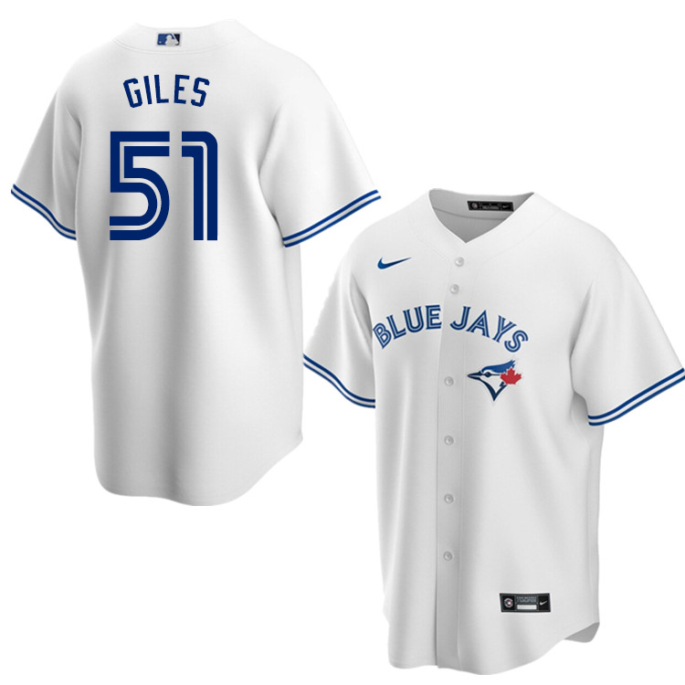 Nike Men #51 Ken Giles Toronto Blue Jays Baseball Jerseys Sale-White
